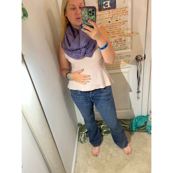 COPY - ❤️🧣BEAUTIFUL DESIGNER SCARF🧣❤️INFINITY LONG EUC GIFT Purple Violet - Picture 2 of 6